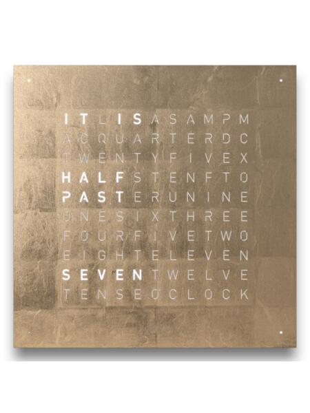 QLOCKTWO Earth 45 Universe Limited Edition Moon Gold