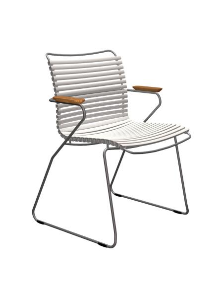 Houe CLICK Dining Chair mit Bambusarmlehnen Muted White