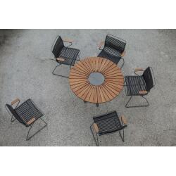 Houe CLICK Dining Chair mit Bambusarmlehnen Muted White