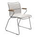 Houe CLICK Dining Chair mit Bambusarmlehnen Muted White
