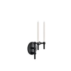 STOFF Nagel Wandkerzenhalter Black