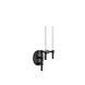 STOFF Nagel Wandkerzenhalter Black