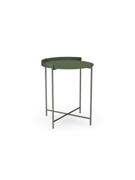 Houe Edge Tray Table Ø46,5 Olive Green