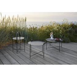 Houe Edge Tray Table Ø46,5 Olive Green