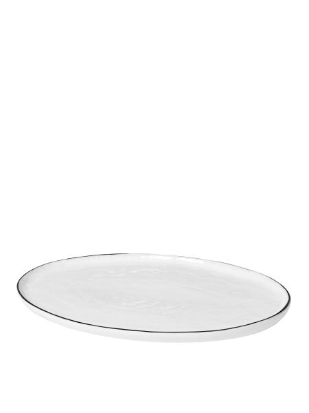 Broste Copenhagen Salt ovale Platte 20 x 30 cm