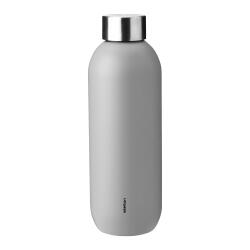 Stelton Keep Cool Isolierflasche 0,6 l Soft Light Grey