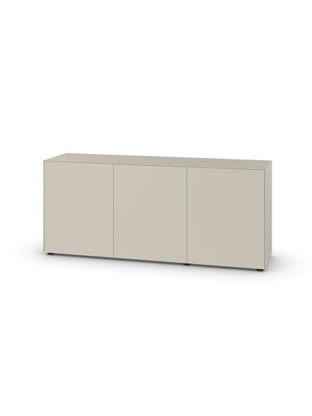 Piure Nex Pur Box Sideboard Doppeltür und Tür 180 x 48 x 75 cm Silk
