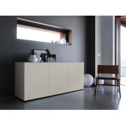 Piure Nex Pur Box Sideboard Doppeltür und Tür 180 x 48 x 75 cm Silk