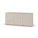 Piure Nex Pur Box Sideboard Doppeltür und Tür 180 x 48 x 75 cm Silk