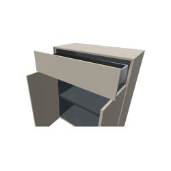 Piure Kommode Nex Pur Box 1 Schublade 2 Türen Silk