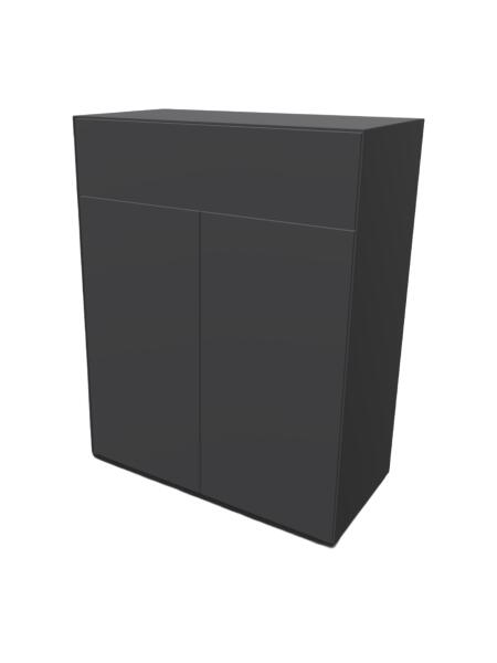 Piure Kommode Nex Pur Box 1 Schublade 2 Türen Graphite