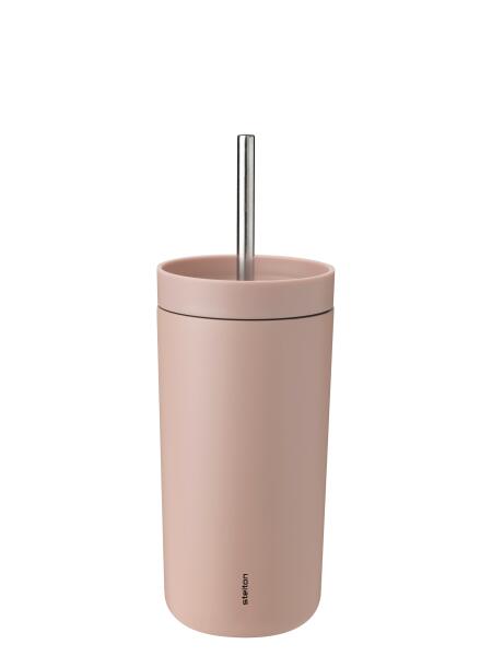 Stelton To Go Sip Thermobecher mit Strohhalm 0.4 l. Heather