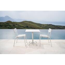 Houe PICO Café Table Eckig 60 x 60 cm Muted White