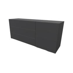 Piure Sideboard Nex Pur Box 3 Schubladen 1 Tür