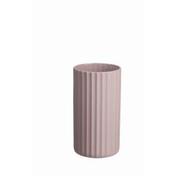 ASA Selection Vase, mauve mit Rillenstruktur,Handarbeit