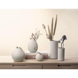 ASA Selection Vase, mauve mit Rillenstruktur,Handarbeit