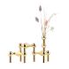 STOFF Nagel Vase Bronzed Brass