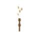 STOFF Nagel Vase Bronzed Brass