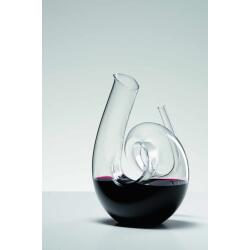 Riedel Set Dekanter Curly Clear 2011/04 S1 + Glastuch 5010/07