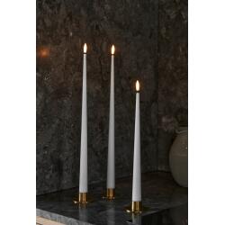 Ester & Erik LED-Spitzkerze 2er Set 40 cm Ice Latte