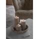 Ester & Erik LED-Stumpenkerze 10 cm Ice Latte