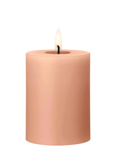 Ester & Erik LED-Stumpenkerze 10 cm Rosy Caramel