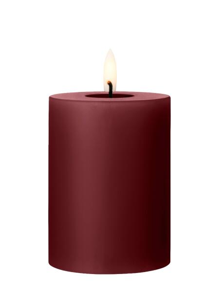 Ester & Erik LED-Stumpenkerze 10 cm Deep Wine