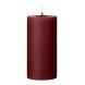 Ester & Erik LED-Stumpenkerze 15 cm Deep Wine
