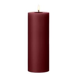 Ester & Erik LED-Stumpenkerze 20 cm Deep Wine