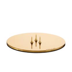 Ester & Erik Kerzenplatte Small Shiny Gold