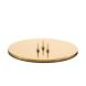 Ester & Erik Kerzenplatte Small Shiny Gold