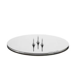 Ester & Erik Kerzenplatte Small Shiny Silver