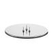 Ester & Erik Kerzenplatte Small Shiny Silver