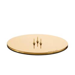 Ester & Erik Kerzenplatte Medium Shiny Gold