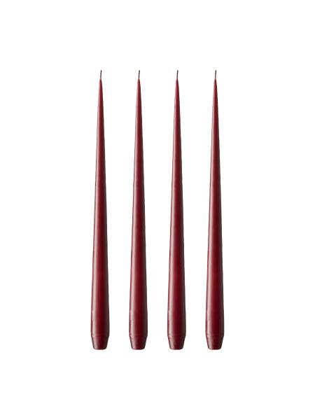 Ester & Erik Spitzkerze 4er Set 32 cm Deep Wine