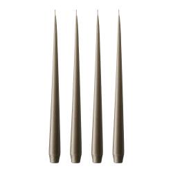 Ester & Erik Spitzkerze 4er Set 32 cm Caviar