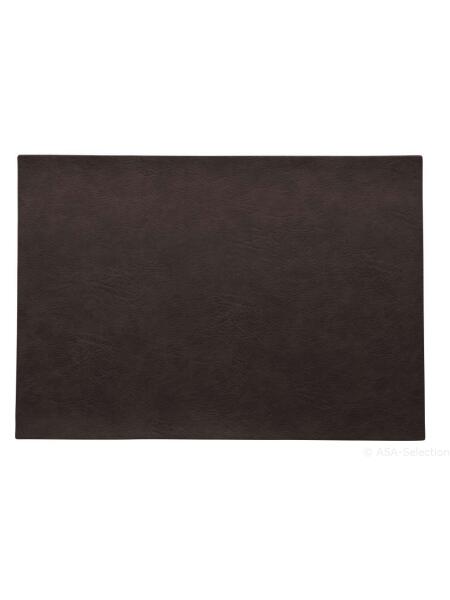 ASA Selection Tischset, black coffee, 46 x 33 cm, Lederoptik, aus PU