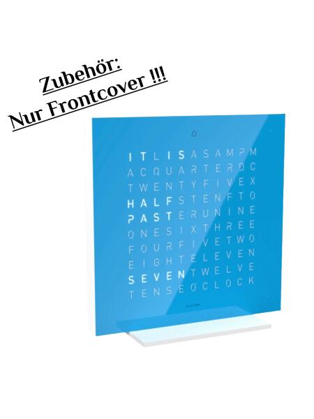 Frontcover für QLOCKTWO Earth 13.5 KEINE UHR Pure Edition Blue Candy Englisch