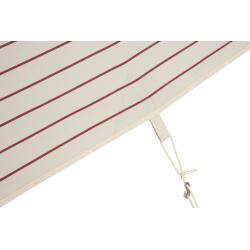 Hay Outdoor Market Baldachin Beige with red stripe