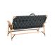 Hay Outdoor Market Folding Sofa Black with beige stripe