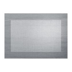 ASA Selection Tischset, silver black metallic, 46 x 33 cm, mit gewebtem Rand