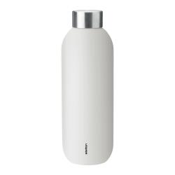 Stelton Keep Cool Isolierflasche 0,6 l Soft Chalk