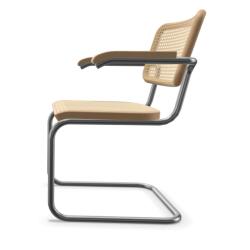 THONET Freischwinger S 64 V Buche aufgehellt gebeizt