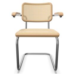 THONET Freischwinger S 64 V Buche aufgehellt gebeizt