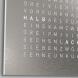 QLOCKTWO Earth 45 Steel Series Stainless Steel White