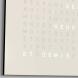 QLOCKTWO Earth 45 Steel Series White Pepper White