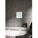 QLOCKTWO Earth 45 Steel Series White Pepper White