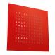 QLOCKTWO Earth 45 Steel Series Red Pepper White