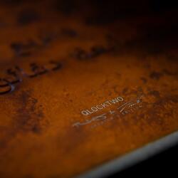 QLOCKTWO Earth 45 Creator´s Edition Rust White