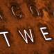 QLOCKTWO Earth 45 Creator´s Edition Rust White